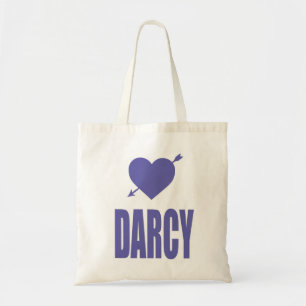 Sac de toile de Darcy de coeur