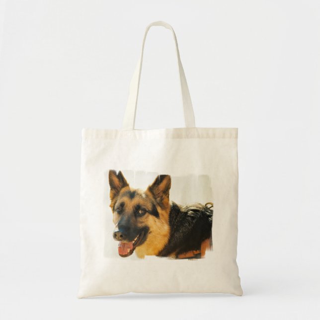 Sac de toile de photo de chien de berger allemand (Devant)