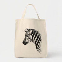 Sac de toile de zèbre