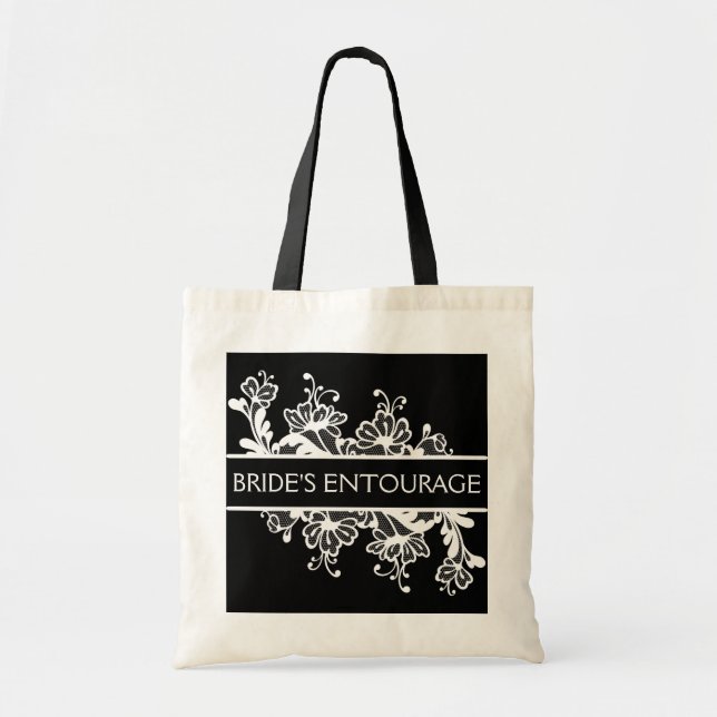 Sac de toile d'entourage de jeune mariée (Devant)