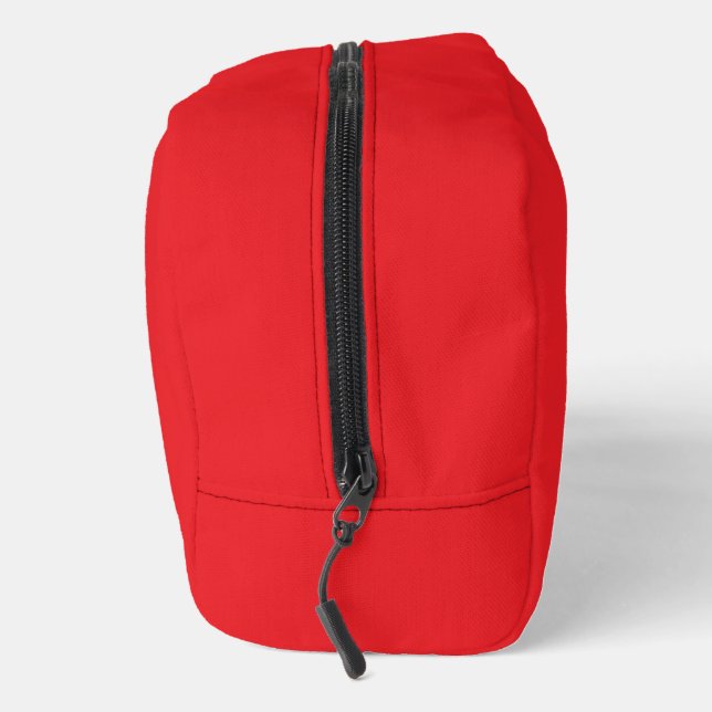 Sac de toilette à coudre à impression rouge (Droite)