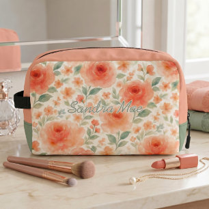Sac de Toilette à Motif Floral Élégant et Chic