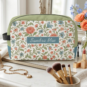 Sac de Toilette à Motif Floral Élégant et Chic