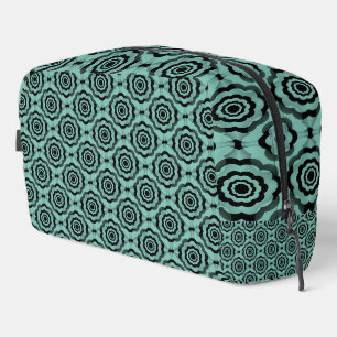 Sac de toilette à motif sans couture de fleurs noi