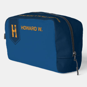 Sac de toilette bleu pour homme/père