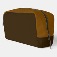 Sac de toilette Brown de cacao rustique