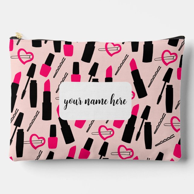 Sac de toilette de maquillage personnalisé (Recto)