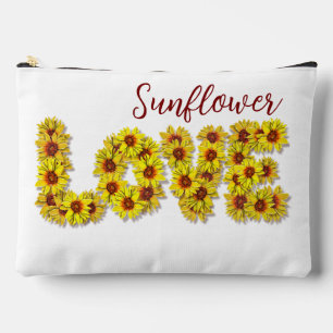 Sac de toilette grande amour tournesol