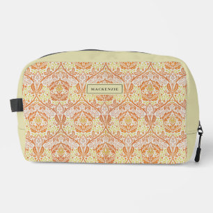 Sac de toilette Orange Floral élégant