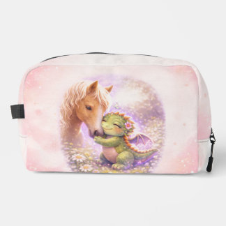 Sac de toilette personnalisé avec nom Dragon et Ch