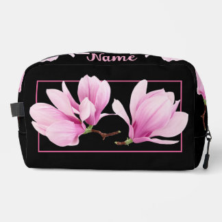 Sac de toilette personnalisé - Magnolia rose