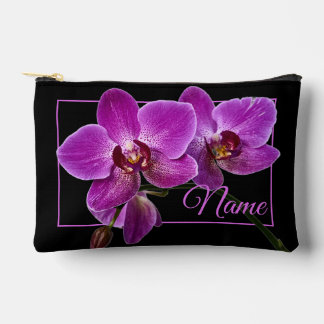 Sac de toilette personnalisé - Orchidée rose