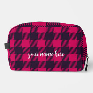 Sac de toilette Plaid personnalisé