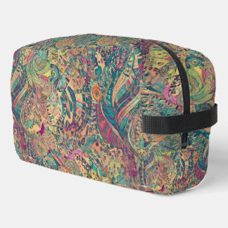 Sac de Toilette Rêve Mosaïque Rétro Hippie