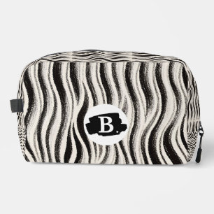Sac de toilette Zebra Stripe d'impression personna