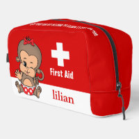 Sac de trousse de premiers soins pour singe mignon