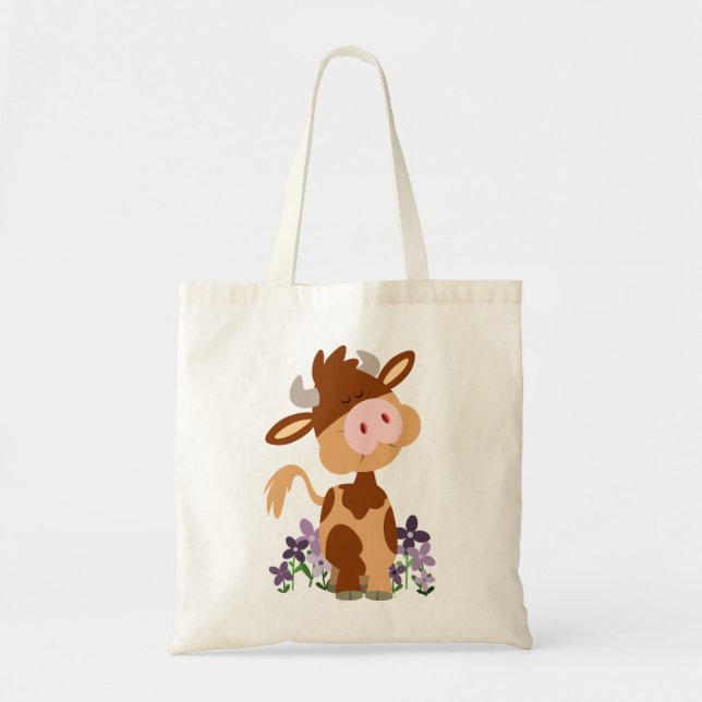 Sac de vache à caricature à mâcher mignon (Devant)
