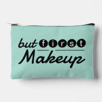 Sac de voyage de maquillage vert menthe vintage fa