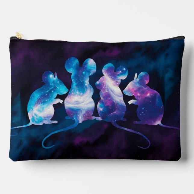 Sac de voyage pour accessoires de souris cosmique (Recto)