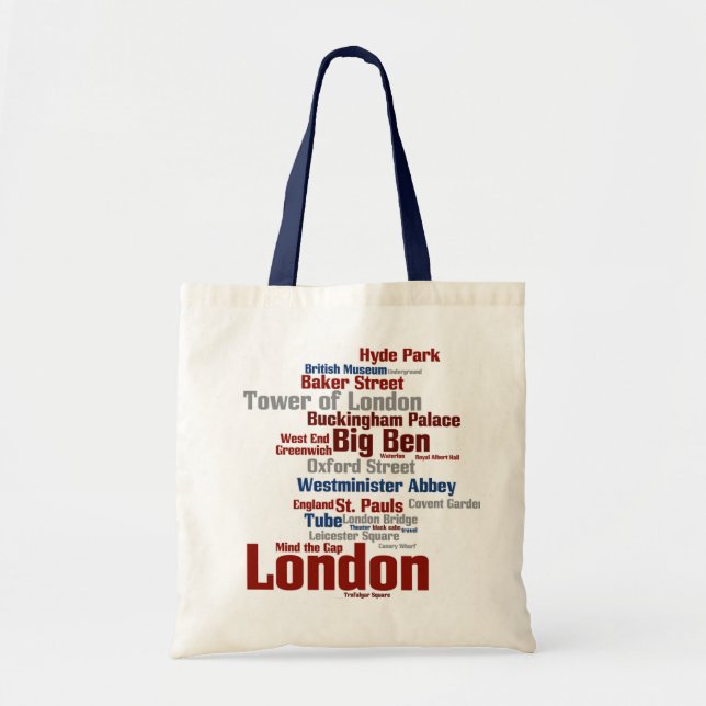 sac de wordle de Londres (Devant)