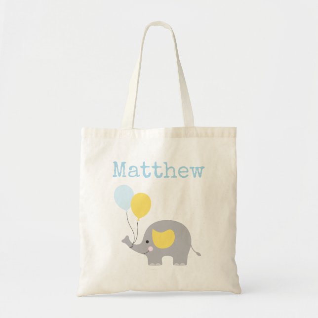 Sac d'éléphant personnalisé par enfant (Devant)
