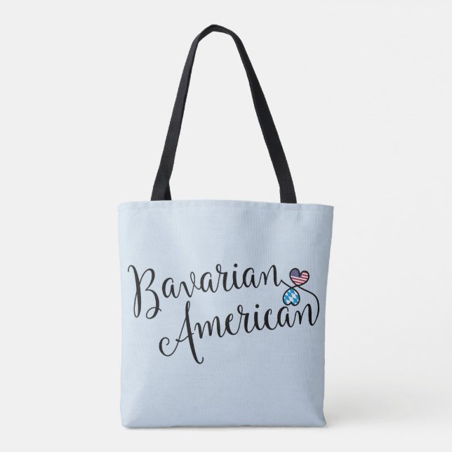 Sac d'épicerie Bavarois American Entwin Hearts (Dos)