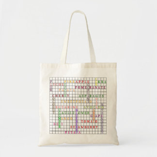 Sac d'épicerie de mots croisé du marché