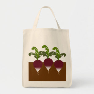 Sac d'épicerie de radis