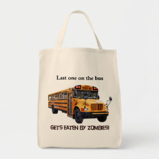 sac d'épicerie de zombi