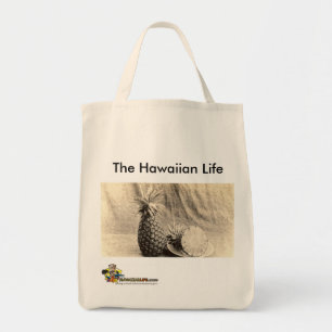 Sac d'épicerie hawaïen de la vie