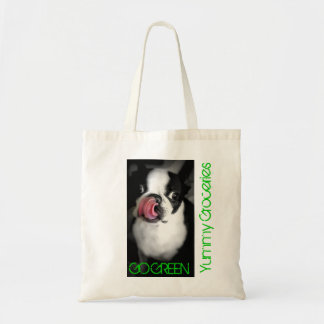 Sac d'épicerie organique de BOSTON TERRIER