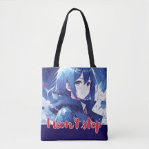 Sac design d'inspiration Anime avec Note expressiv