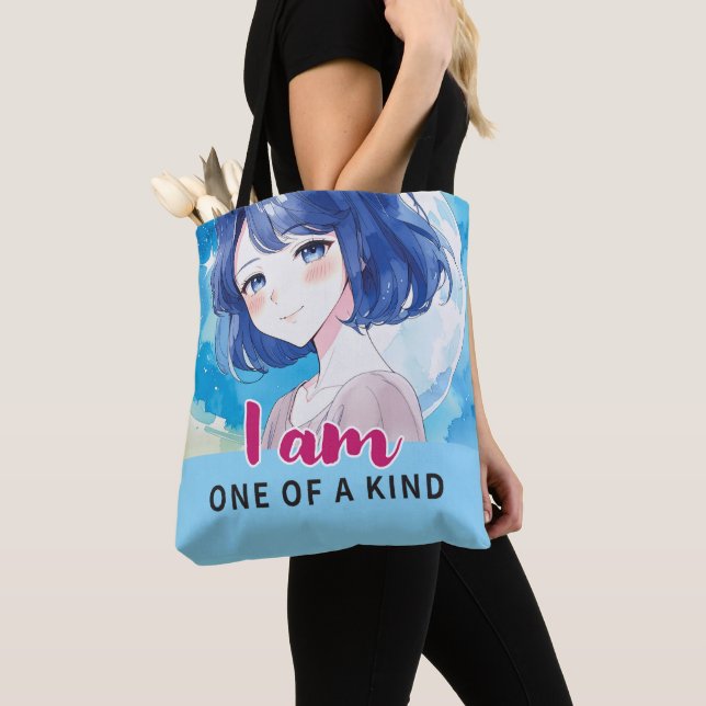 Sac design d'inspiration Anime avec Note expressiv (De près)