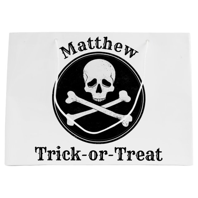 Sac d'Halloween croisé personnalisé (Devant)