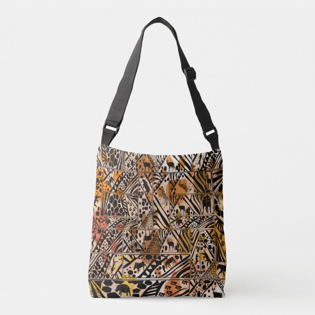 Sac d'impression de thème de safari partout (Devant)