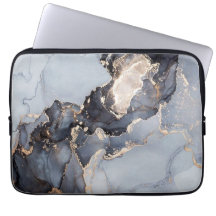 Sac d'ordinateur portable cosmique gris avec oeuvr