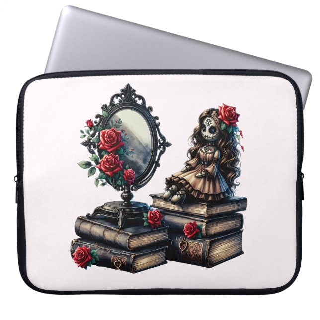Sac d'ordinateur portable de livres gothiques (Devant)