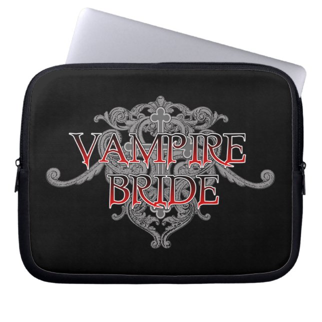 Sac d'ordinateur portable de mariée Vampire (Devant)