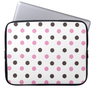 Sac d'ordinateur portable de point de polka