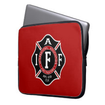 Sac d'ordinateur portable IAFF Maltese Cross