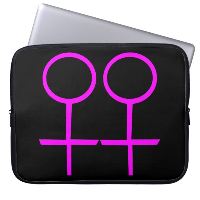 Sac d'ordinateur portable Lesbian Lovers (Devant)