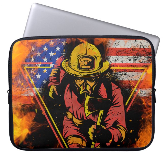 Sac d'ordinateur portable pompier - Hero Fireman (Devant)