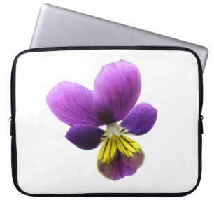 Sac d'ordinateur portable Pretty Pansy