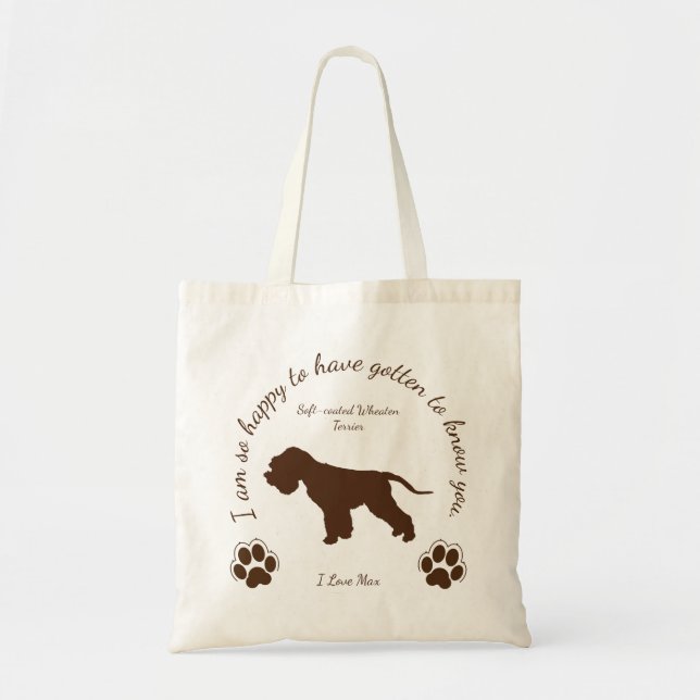 Sac d'origine Wheaten Terrier revêtu de moelleux (Devant)