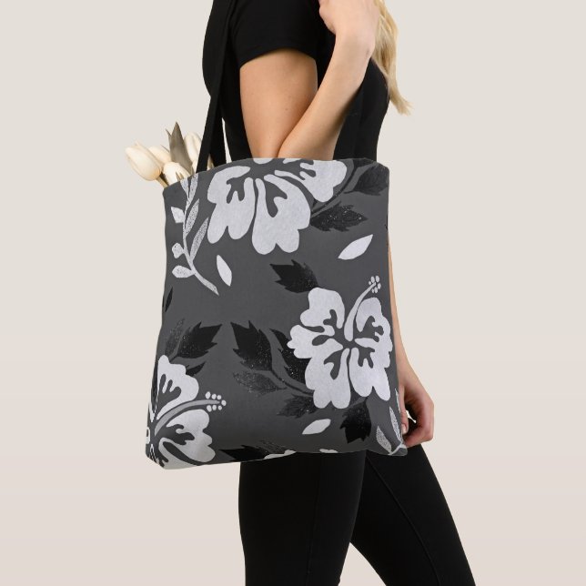 Sac d'orteils Hibiscus île aux fleurs blanches et  (De près)