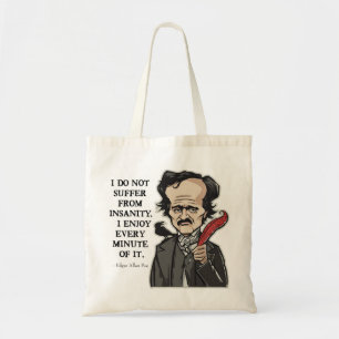 Sac drôle de citation d'Edgar Allan Poe