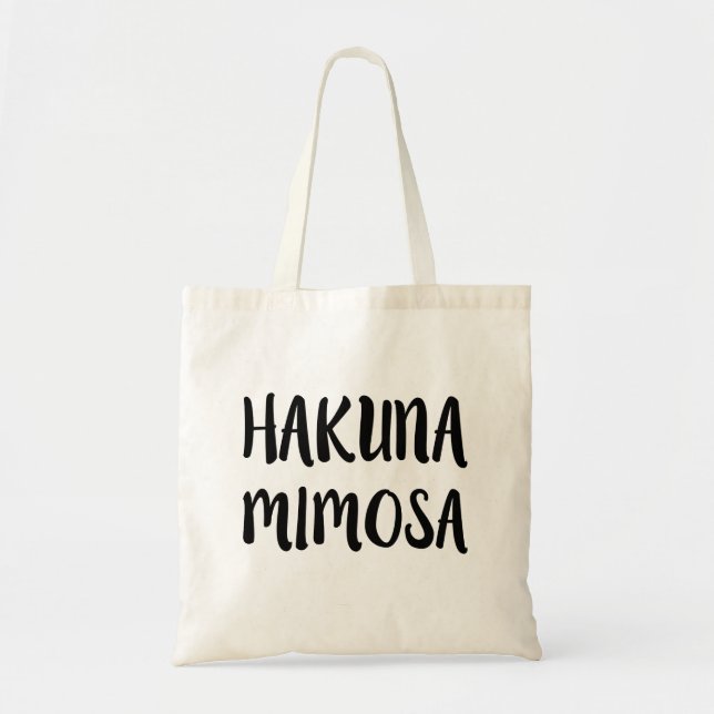 Sac drôle d'énonciation de mimosa de Hakuna (Devant)
