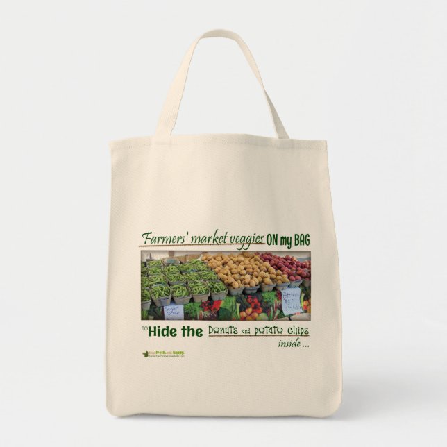 Sac du marché des agriculteurs (nourriture (Devant)