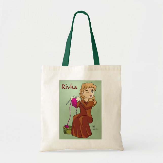 Sac du tricot de Rivka (Devant)
