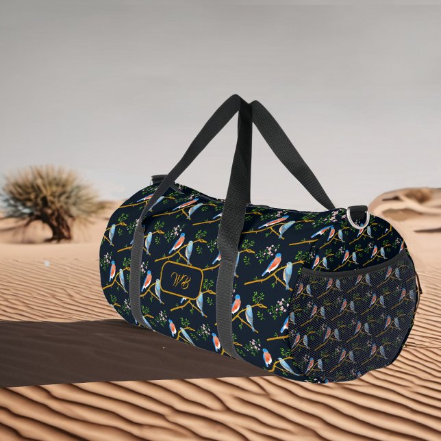 Sac Duffel Bluebirds bleu foncé (Créateur téléchargé)